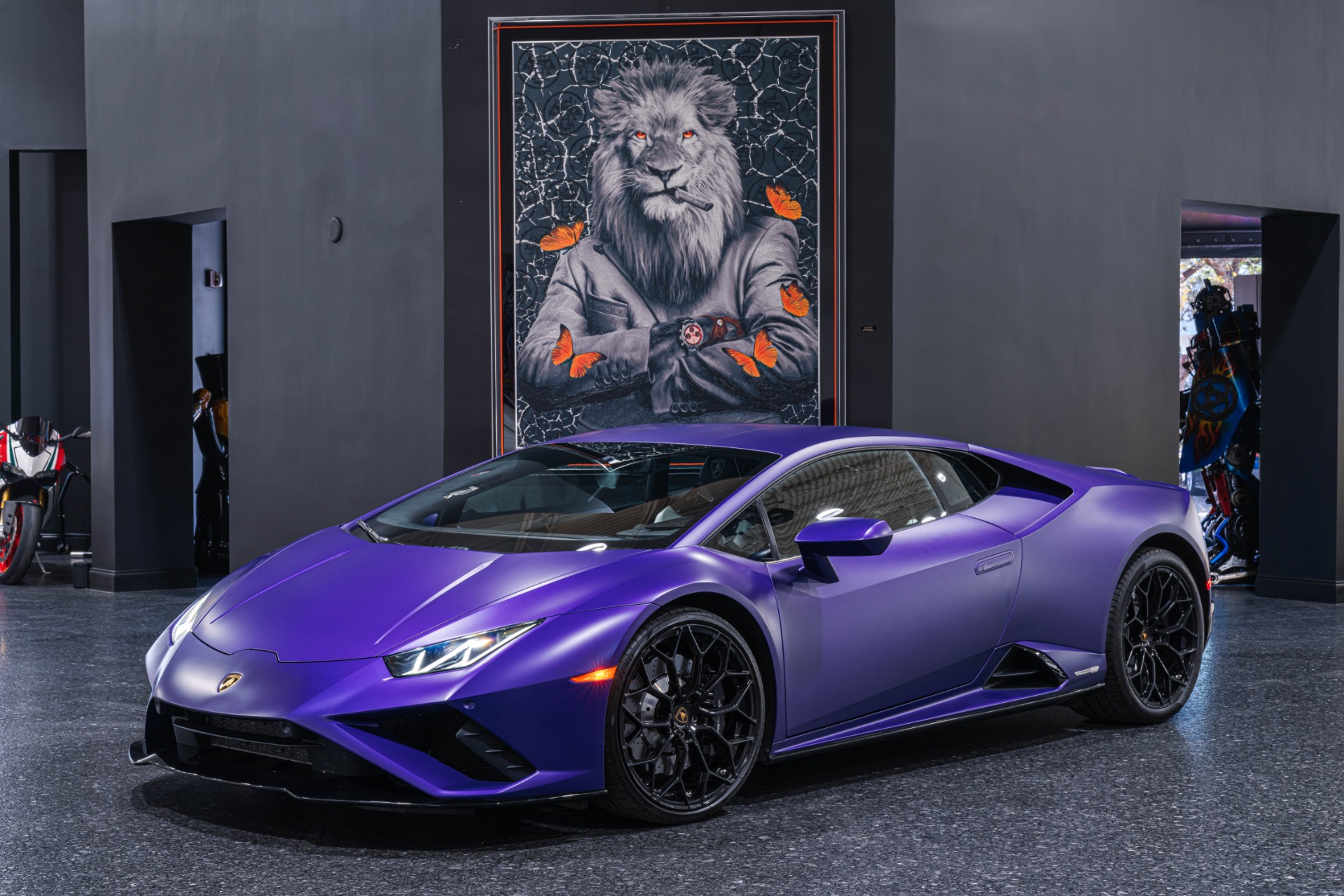Used 2020 Lamborghini Huracan EVO in Ad Personam Viola Mel w/ $70K